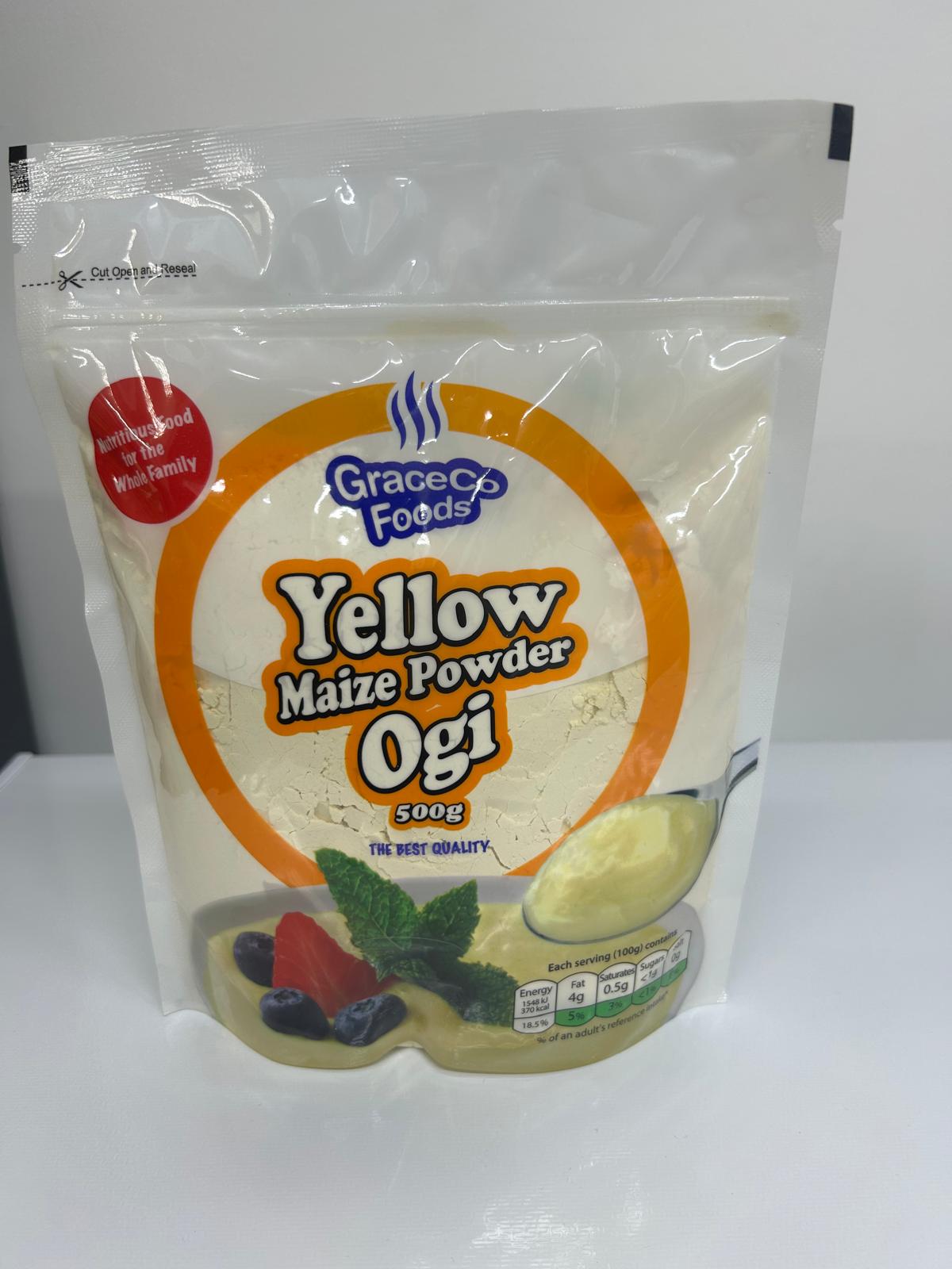 GraceCo Foods Yellow Maize Powder Ogi - 500g